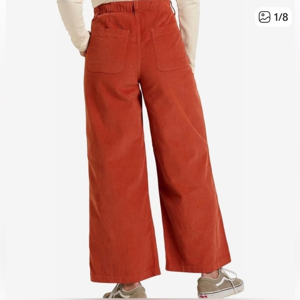 Toad&Co Women's Wide Leg Pants in Rust